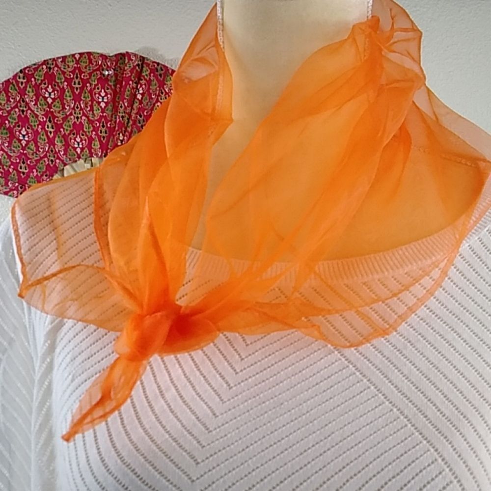 Retro Pinup Scarf Size 24x24